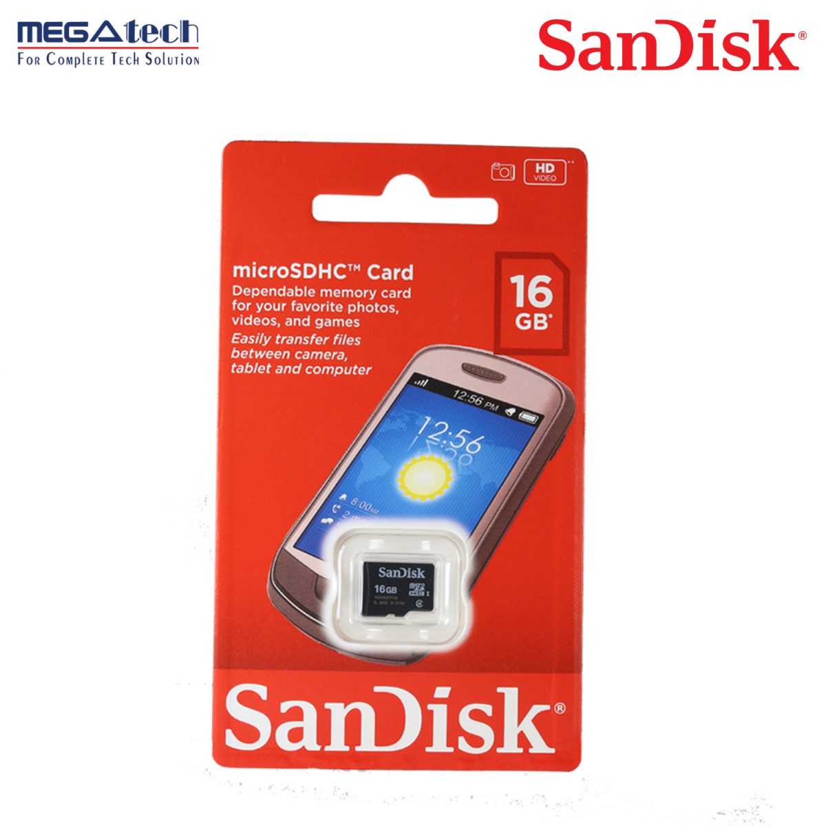 SanDisk Class4 MicroSDHC Flash Memory Card- 16GB