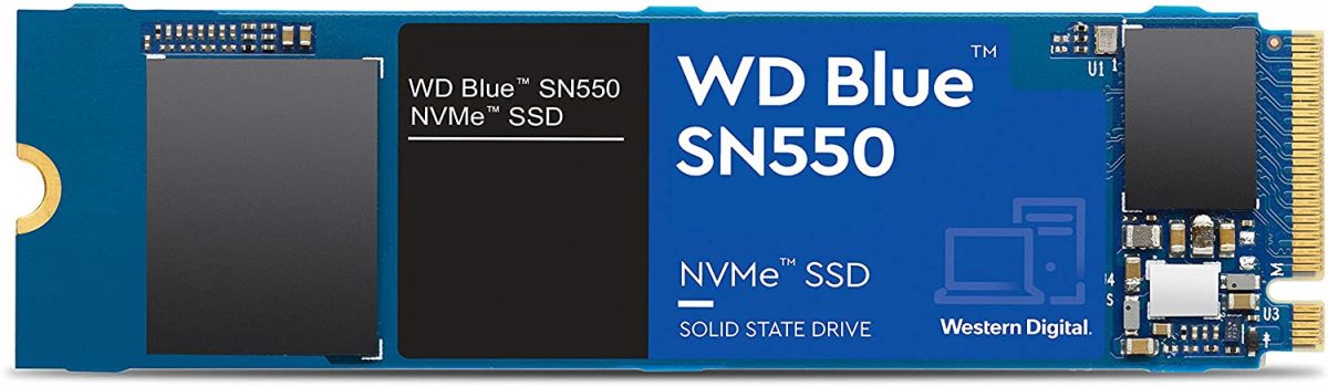 Western Digital 500GB WD Blue SN550 NVMe Internal SSD – Gen3 x4 PCIe , M.2