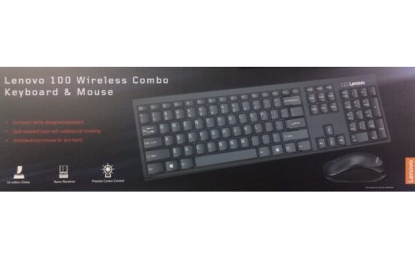 Buy this amazing LENOVO KEYBOARD MOUSE COMBO WIRELESS 100 at the best price