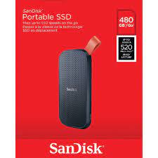 SanDisk 480GB Portable SSD, 520MB/s R