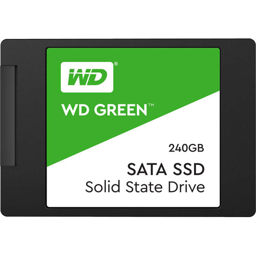 Western Digital 240GB WD Green Internal PC SSD Solid State Drive – SATA III 6 Gb/s, 2.5″/7mm, Up to 550 MB/s