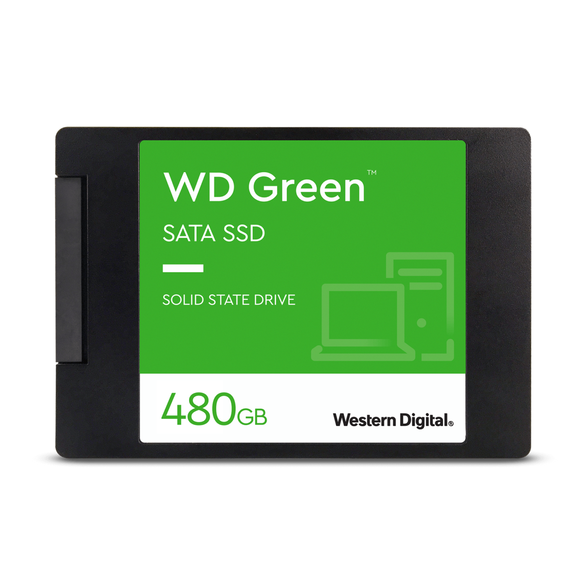 Western Digital 480GB WD Green Internal PC SSD Solid State Drive – SATA III 6 Gb/s, 2.5″/7mm, Up to 550 MB/s